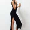 Rochie midi Hayley, Negru