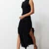 Rochie midi Hayley, Negru