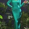 Rochie midi Flossie, Verde
