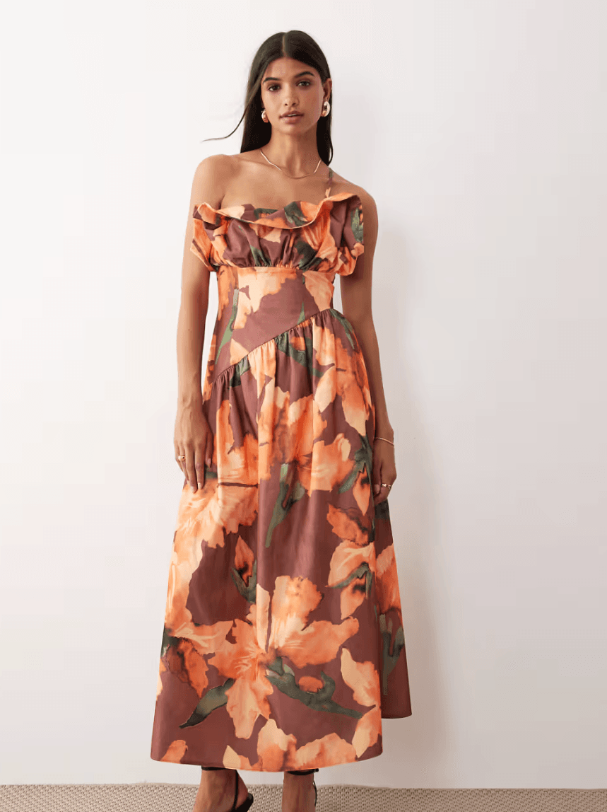 Rochie midi Florence ASOS, Maro