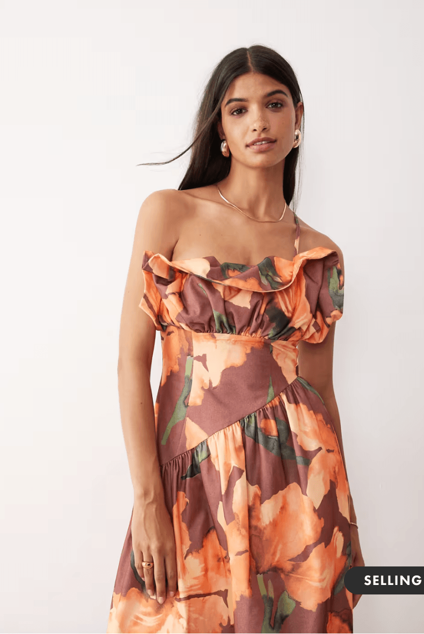 Rochie midi Florence ASOS, Maro