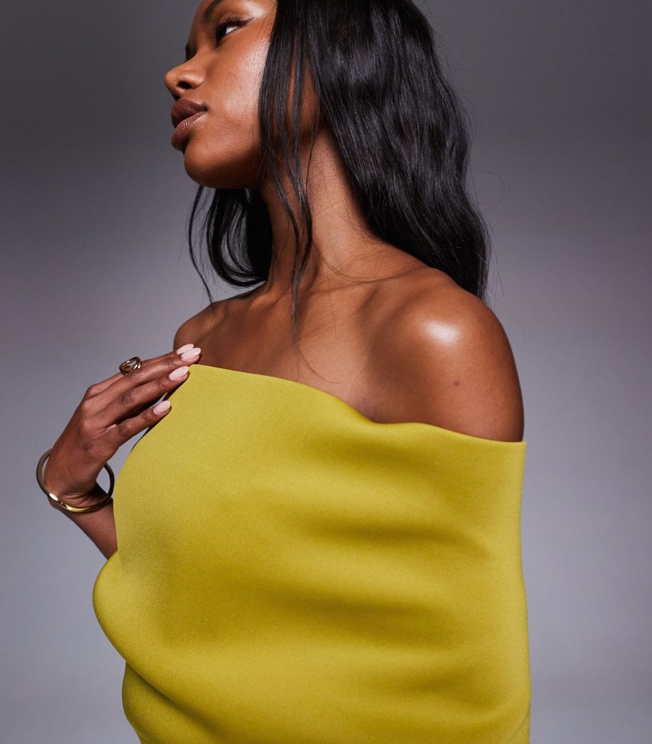 Rochie midi Celia ASOS, Verde