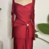 Rochie maxi Charlize, Burgundy