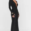 Rochie maxi Tania, Negru