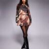 Salopeta mini Theron, Animal Print
