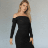 Rochie mini Serena, Negru