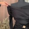 Rochie maxi Charlize, Negru