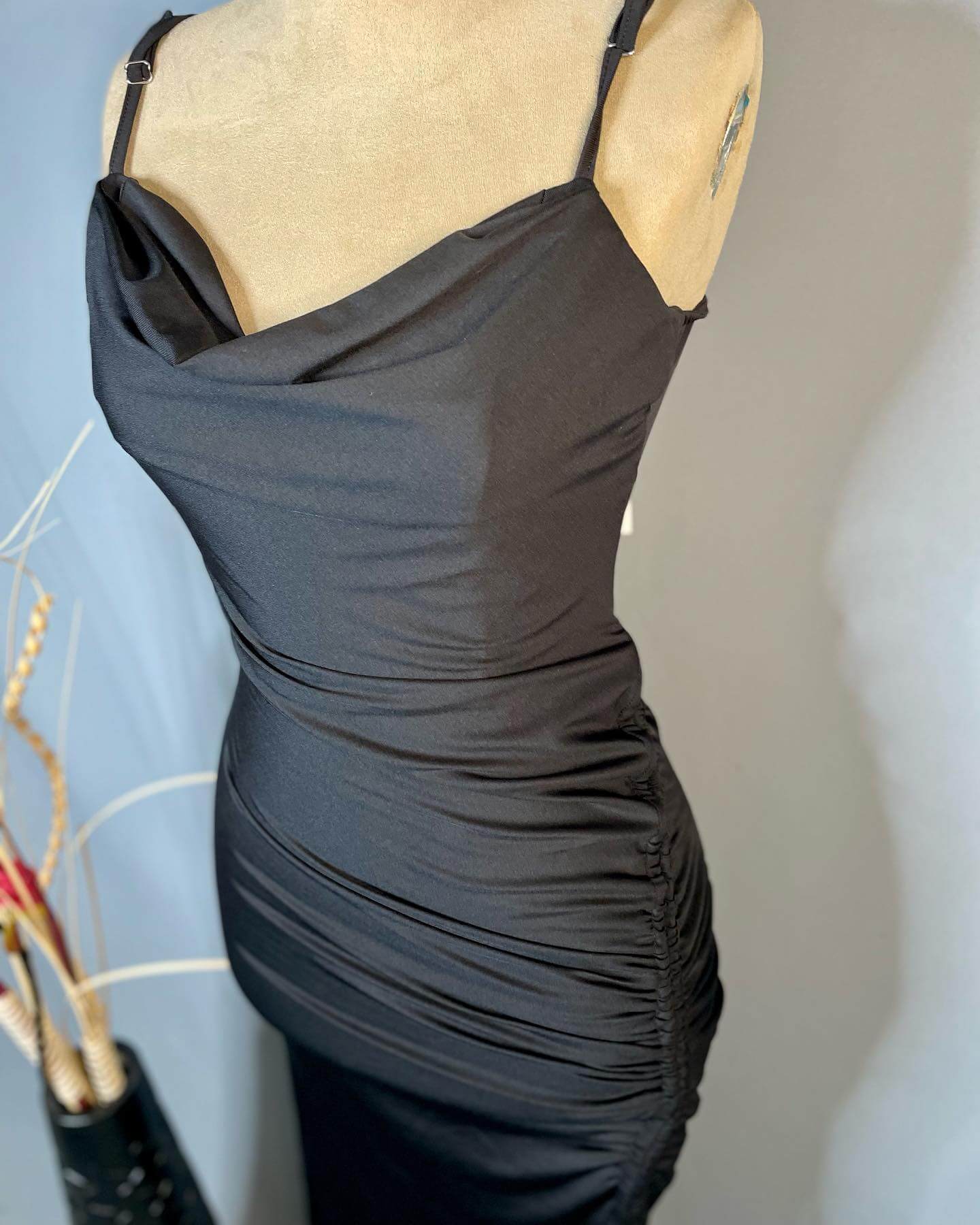 Rochie midi Fely, Negru