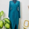 Rochie midi Deborah, Albastru
