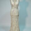Rochie maxi Glam Goddess, Argintiu