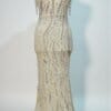 Rochie maxi Glam Goddess, Argintiu
