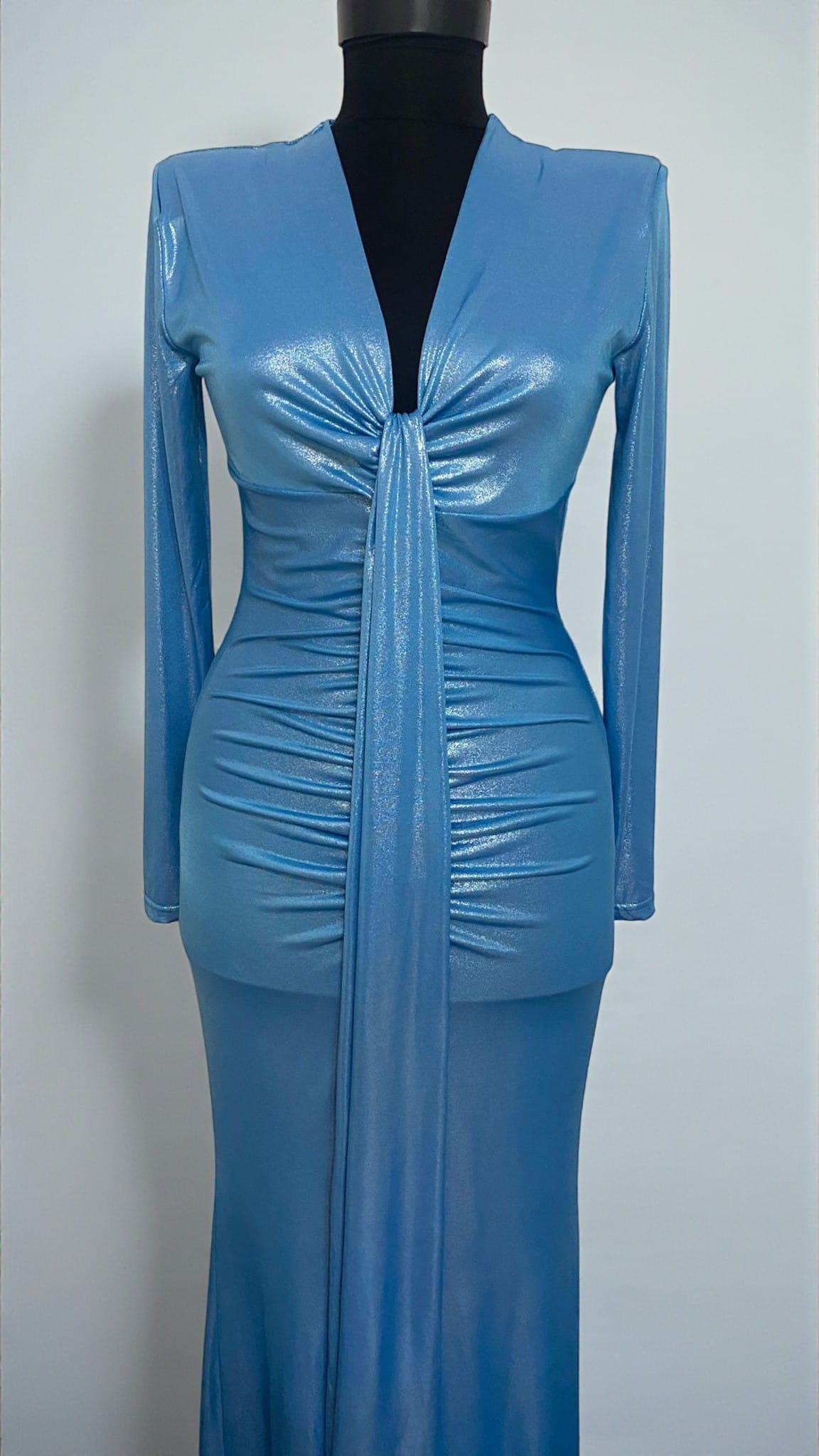 Rochie maxi Avery, Albastru