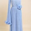 Rochie maxi Iarina, Albastru