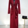 Rochie midi Ella, Rosu