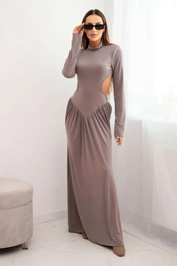 Rochie maxi Ovidia, Gri