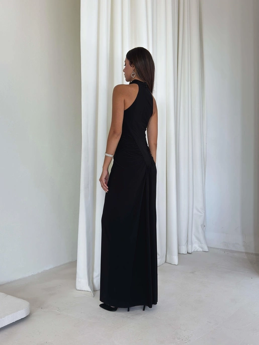 Rochie maxi Zaira, Negru