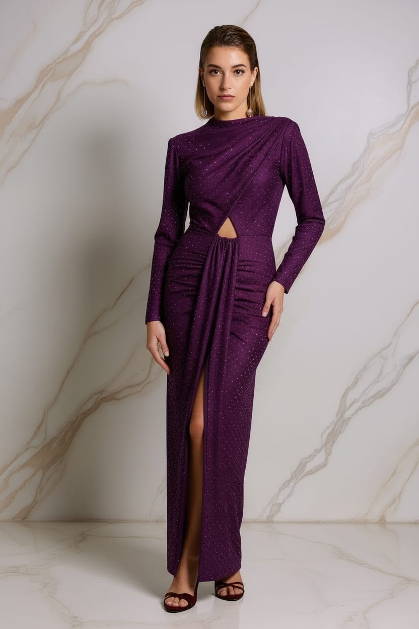 Rochie maxi Henriette, Mov