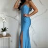 Rochie maxi Teo, Albastru