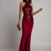 Rochie maxi Raisa, Rosu