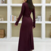 Rochie maxi Kendall, Burgundy