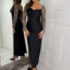 Rochie midi Sabrina, Negru