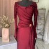 Rochie maxi Charlize, Burgundy