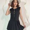 Compleu Dama Amaris, Negru