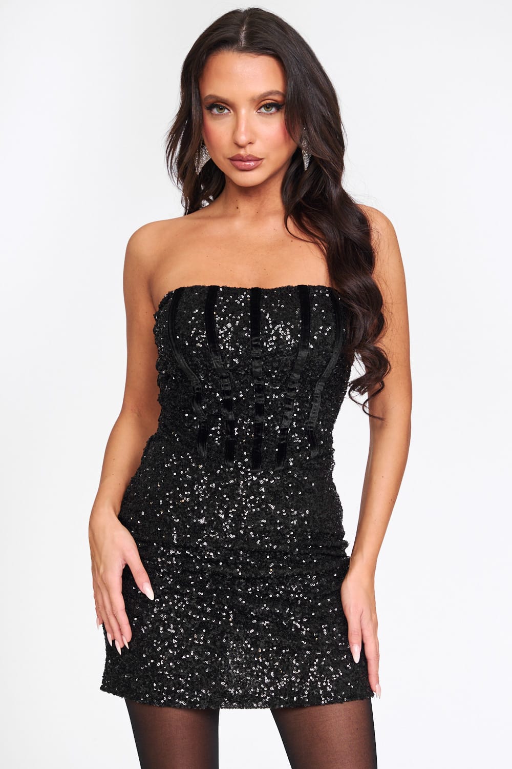 Rochie mini Forema, Negru