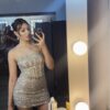 Rochie mini Forema, Argintiu