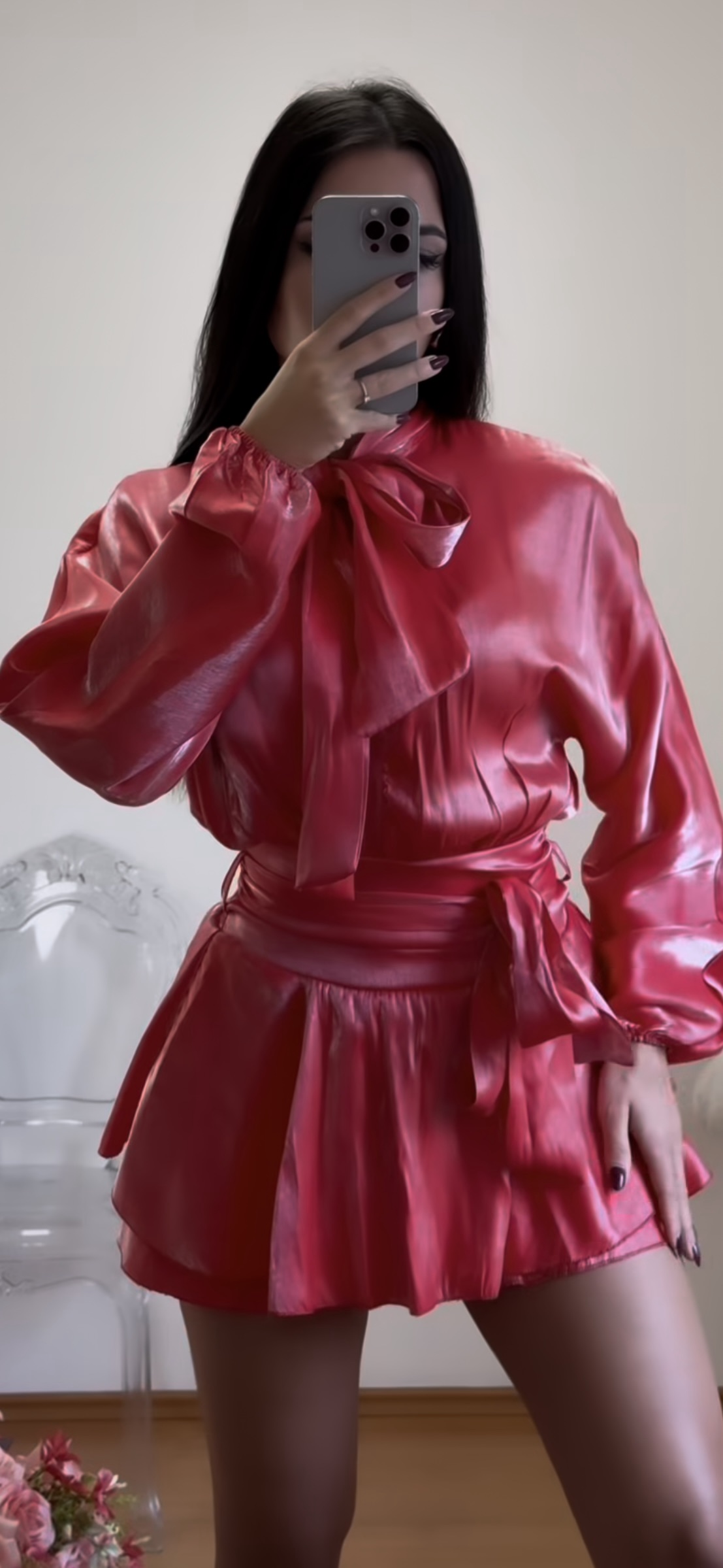 Rochie mini Linda, Rosu