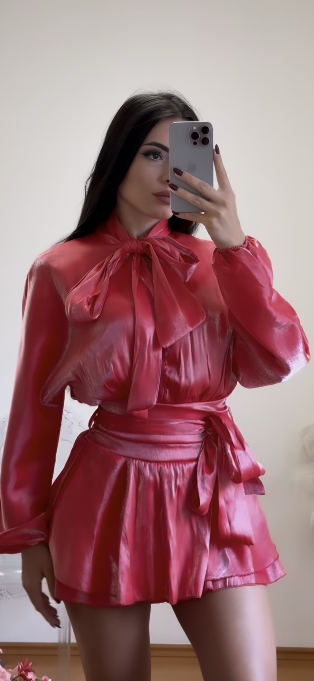 Rochie mini Linda, Rosu