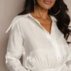 Rochie mini Dara, Alb