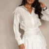 Rochie mini Dara, Alb