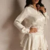 Rochie mini Dara, Bej