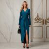Rochie midi Deborah, Albastru