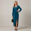 Rochie midi Deborah, Albastru