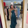 Rochie maxi Alice, Albastru Turcoaz