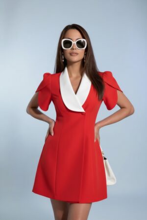 Rochie mini Lora, Rosu