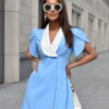 Rochie mini Lora, Albastru