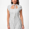 Rochie mini Renee, Alb