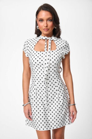 Rochie mini Renee, Alb