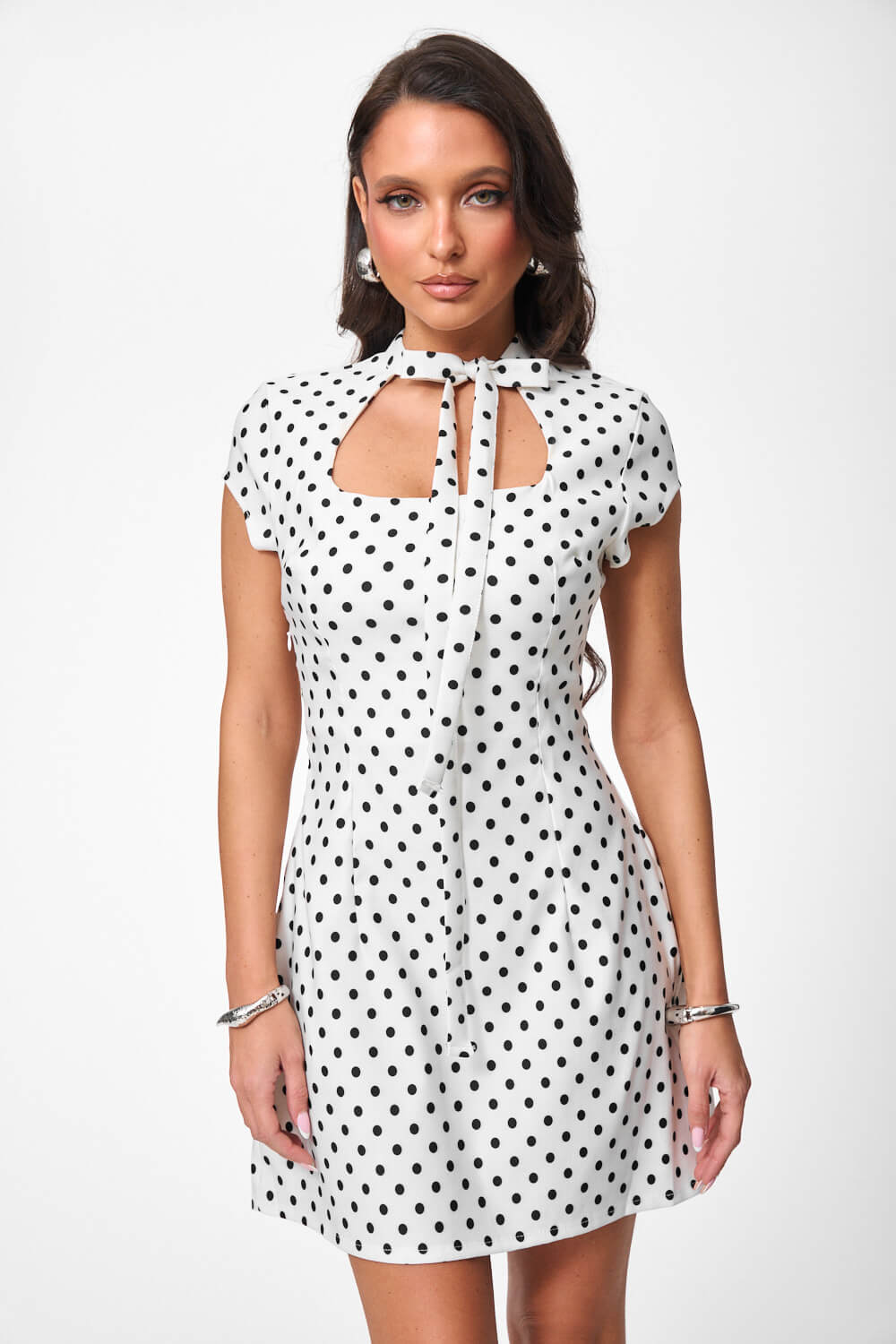 Rochie mini Renee, Alb