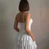 Rochie mini Aria, alb