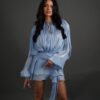 Rochie mini Clara, Albastru