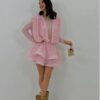 Rochie mini Juliette, Roz