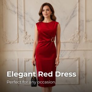 Rochie midi Lavi, Rosie