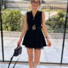 Rochie-Salopeta mini Ella, Negru