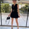 Rochie-Salopeta mini Ella, Negru