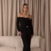 Rochie maxi Charlize, Negru
