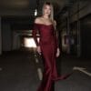 Rochie maxi Charlize, Burgundy